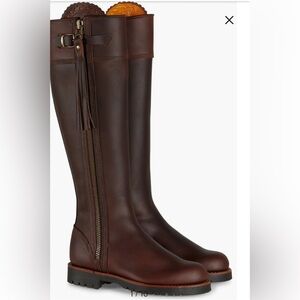 Penelope Chilvers Long Tassel ConkerTall Knee  Boots 36.5=5.5